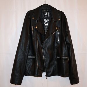 Fried Denim Black Faux Leather